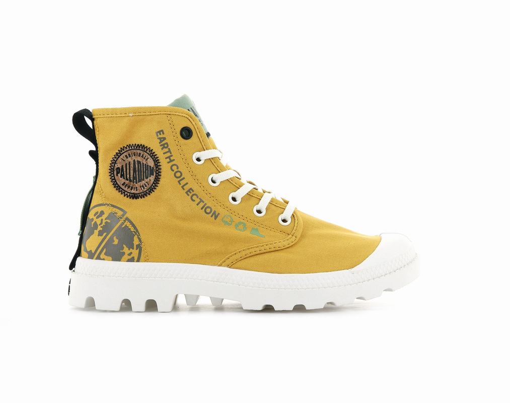 Botas Palladium Pampa Organic Metro Hombre - Amarillo ||VQZS-12954||